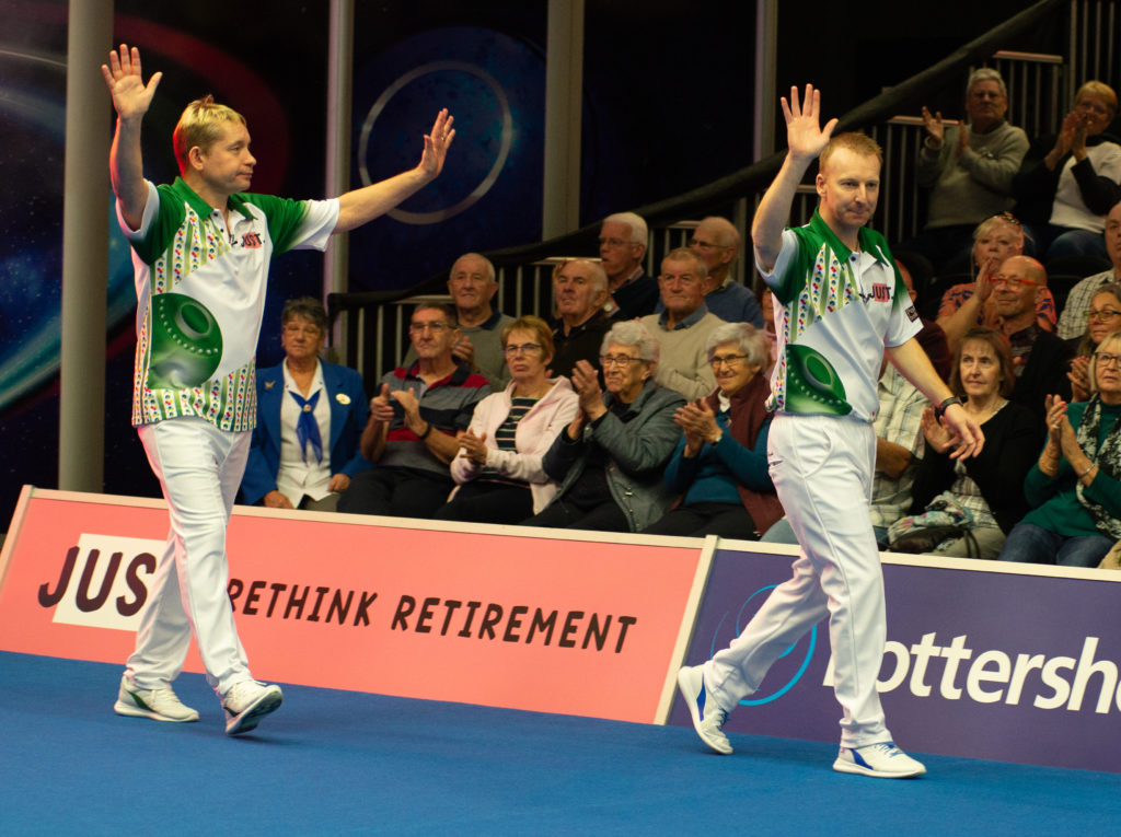 Harlow & Brett 2020 World Indoor Pairs Champions « World Bowls Tour